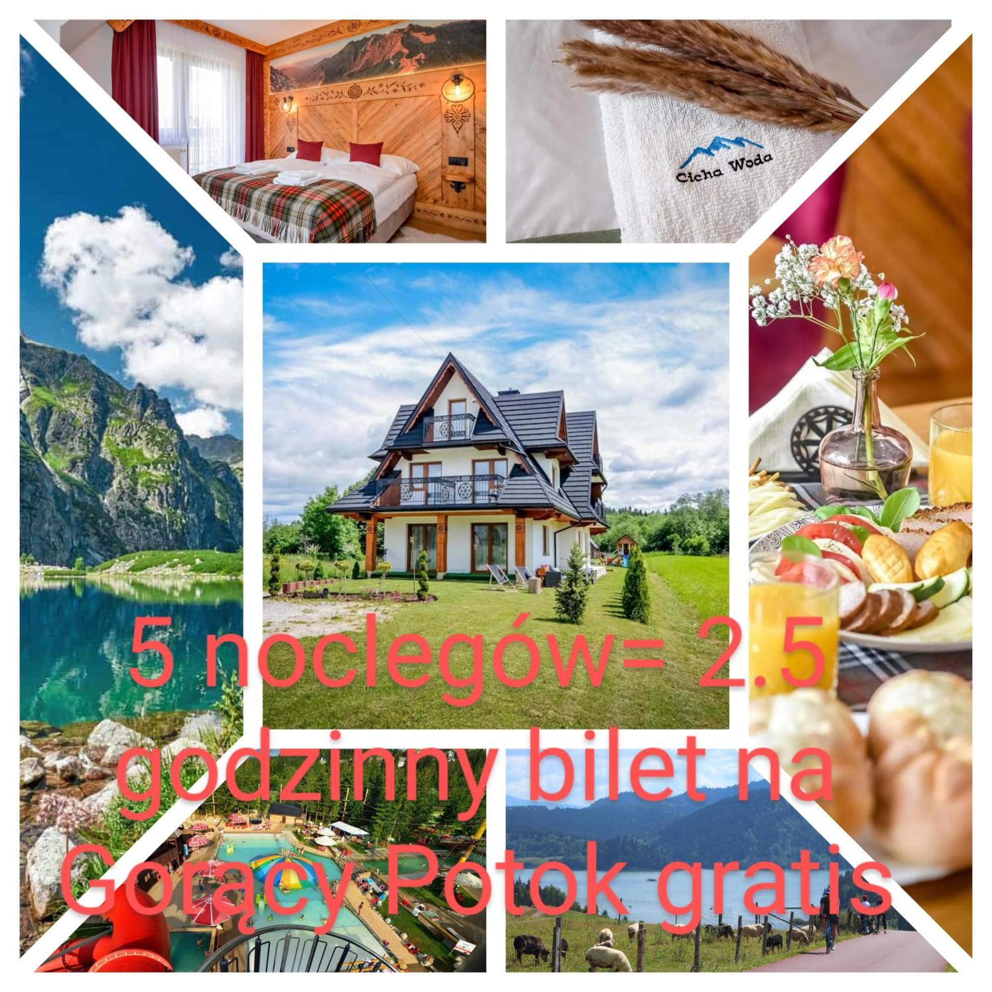 Cicha Woda 300 M Od Goracy Potok I Termy Szaflary Bed & Breakfast Exterior foto